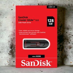 Sandisk 128GB Cruzer Glide USB 3.0 Flash Memory Pen Drive Thumb Stick